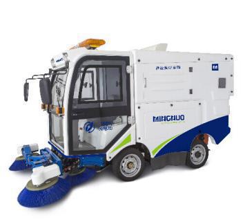 明諾新型全封閉掃地機，物業小區用MN-X800掃地車
