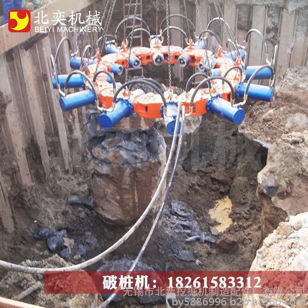 上海液壓破樁機(jī)現(xiàn)場(chǎng)，破樁機(jī)圖片，破樁機(jī)那里有，破樁機(jī)什么品牌好